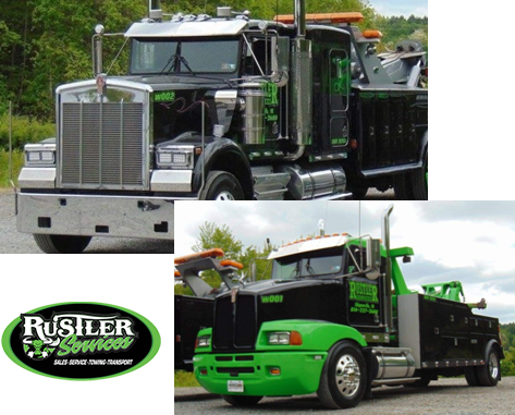 Trucks and Rustler Sales and Service logo