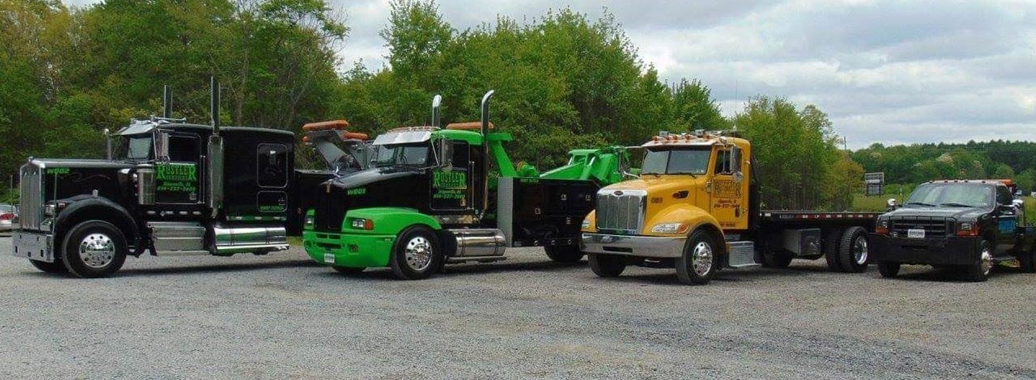 Group of trucks